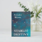 Werbeaktion für Ihr Buch Postkarte (Stehend Vorderseite)