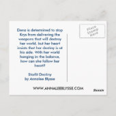 Werbeaktion für Ihr Buch Postkarte (Rückseite)