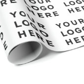 Werbeaktion für Ihr Firmenlogo Marketing Geschenkpapier (Rolleneckpunkt)