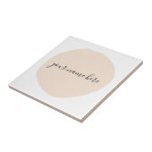 Werbeaktion für Ihr Firmenlogo Pinselstrich Fliese (Seite)