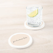 Werbeaktion für Ihr Firmenlogo Pinselstrich Getränkeuntersetzer (Seite)