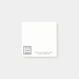 Werbeaktion für Ihr Logo 3x3 hinzufügen Post-it Klebezettel