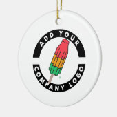 Werbeaktion für Ihre benutzerdefinierten Logos hin Keramik Ornament (Links)