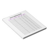 Werbeaktion für Inhalte für kleine Unternehmen Notizblock (angewinkelt)