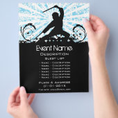 Werbeaktion für Kampfkunst Flyer (Hand)
