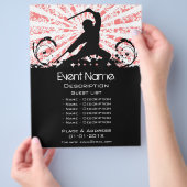 Werbeaktion für Kampfkunst Flyer (Hand)