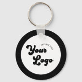 Werbeaktion für klassische Schwarz-Weiß-Logos Ke Schlüsselanhänger (Vorderseite)