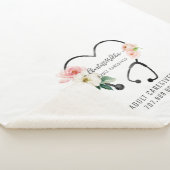 Werbeaktion für Krankenpfleger Blumenstethoskop Sherpadecke (3/4)