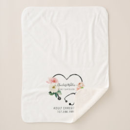 Werbeaktion für Krankenpfleger Blumenstethoskop Sherpadecke