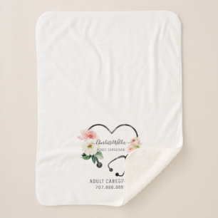 Werbeaktion für Krankenpfleger Blumenstethoskop Sherpadecke