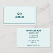 Werbeaktion für kundenspezifische Farben - Unterne Visitenkarte (Vorne/Hinten)