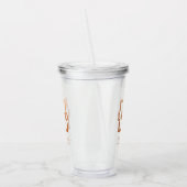 Werbeaktion für kundenspezifische Firmenlogos Acryltrinkbecher (Links)