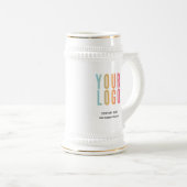 Werbeaktion für kundenspezifische Firmenlogos Bierglas (VorderseiteRechts)