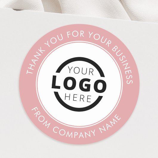 Werbeaktion für kundenspezifische Firmenlogos Dank Runder Aufkleber