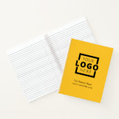 Werbeaktion für kundenspezifische Firmenlogos Gelb Notizblock (Innenseite)
