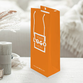 Werbeaktion für kundenspezifische Firmenlogos Geschenktüte Für Weinflaschen