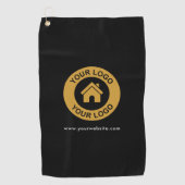 Werbeaktion für kundenspezifische Firmenlogos Golfhandtuch (Vorderseite)