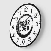 Werbeaktion für kundenspezifische Firmenlogos Große Wanduhr (Winkel)