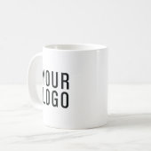 Werbeaktion für kundenspezifische Firmenlogos Kaffeetasse (Vorderseite Links)