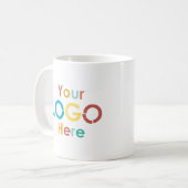 Werbeaktion für kundenspezifische Firmenlogos Mark Kaffeetasse (Vorderseite Links)
