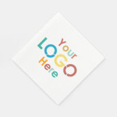 Werbeaktion für kundenspezifische Firmenlogos Mark Serviette (Ecke)