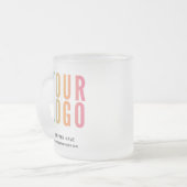 Werbeaktion für kundenspezifische Firmenlogos Mattglastasse (Vorderseite Links)