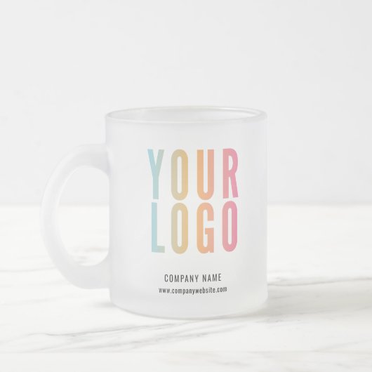 Werbeaktion für kundenspezifische Firmenlogos Mattglastasse (Links)