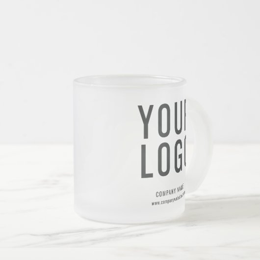 Werbeaktion für kundenspezifische Firmenlogos Mattglastasse (VorderseiteRechts)