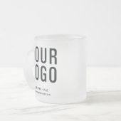 Werbeaktion für kundenspezifische Firmenlogos Mattglastasse (Vorderseite Links)