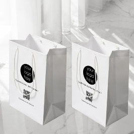 Werbeaktion für kundenspezifische Firmenlogos Mittlere Geschenktüte