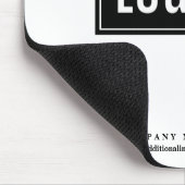 Werbeaktion für kundenspezifische Firmenlogos Mousepad (Ecke)