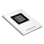 Werbeaktion für kundenspezifische Firmenlogos Notizblock (Rechte Seite)