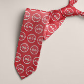 Werbeaktion für kundenspezifische Firmenlogos Red Krawatte