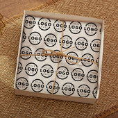 Werbeaktion für kundenspezifische Firmenlogos Seidenpapier