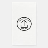 Werbeaktion für kundenspezifische Firmenlogos Serviette (Vorderseite)