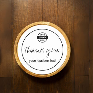 Werbeaktion für kundenspezifische Firmenlogos Viel Runder Aufkleber