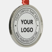 Werbeaktion für kundenspezifische Firmenlogos Weih Ornament Aus Metall (Rechts)