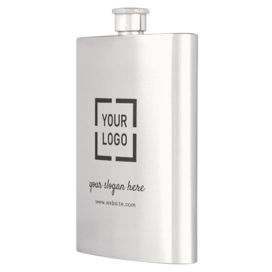 Werbeaktion für kundenspezifische Logos Flachmann (Links)