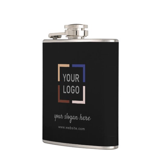 Werbeaktion für kundenspezifische Logos Flachmann (Links)