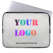 Werbeaktion für kundenspezifische Logos für Notebo Laptopschutzhülle (Vorderseite)