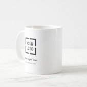 Werbeaktion für kundenspezifische Logos Kaffeetasse (Vorderseite Links)