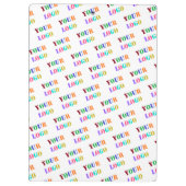 Werbeaktion für kundenspezifische Logos Klemmbrett (Rückseite)