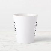 Werbeaktion für kundenspezifische Logos Milchtasse (Vorderseite)