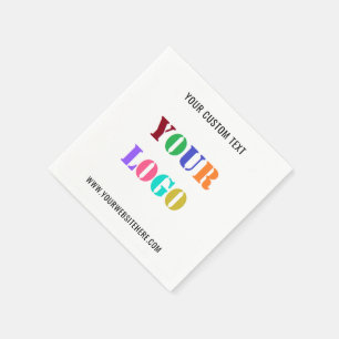 Werbeaktion für kundenspezifische Logos Personali Serviette