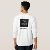 Werbeaktion für kundenspezifische Logos Sweatshirt (Schwarz voll)