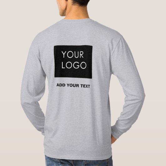 Werbeaktion für kundenspezifische Logos T-Shirt (Rückseite)