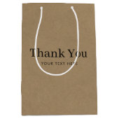 Werbeaktion für kundenspezifische Unternehmen dank Mittlere Geschenktüte (Vorderseite)