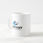 Werbeaktion für kundenspezifische Unternehmen Kaffeetasse (Vorderseite Links)