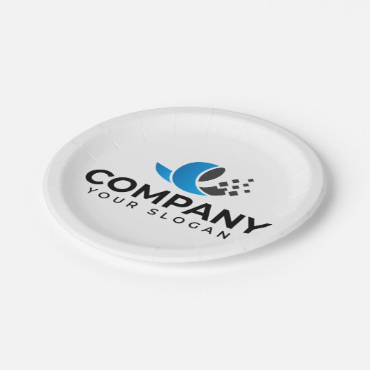 Werbeaktion für kundenspezifische Unternehmen Pappteller (Schrägansicht)