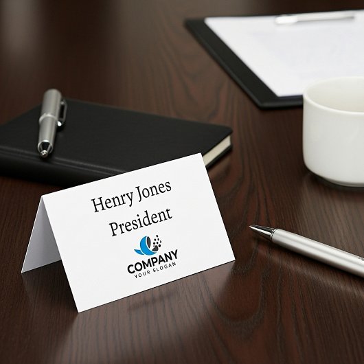 Werbeaktion für kundenspezifische Unternehmen Platzkarte